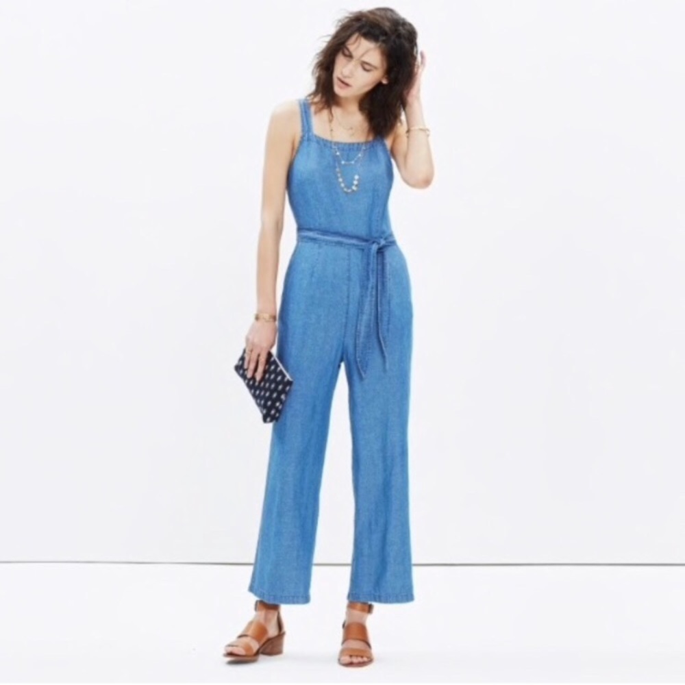 Madewell Muralist Denim Jumpsuit
